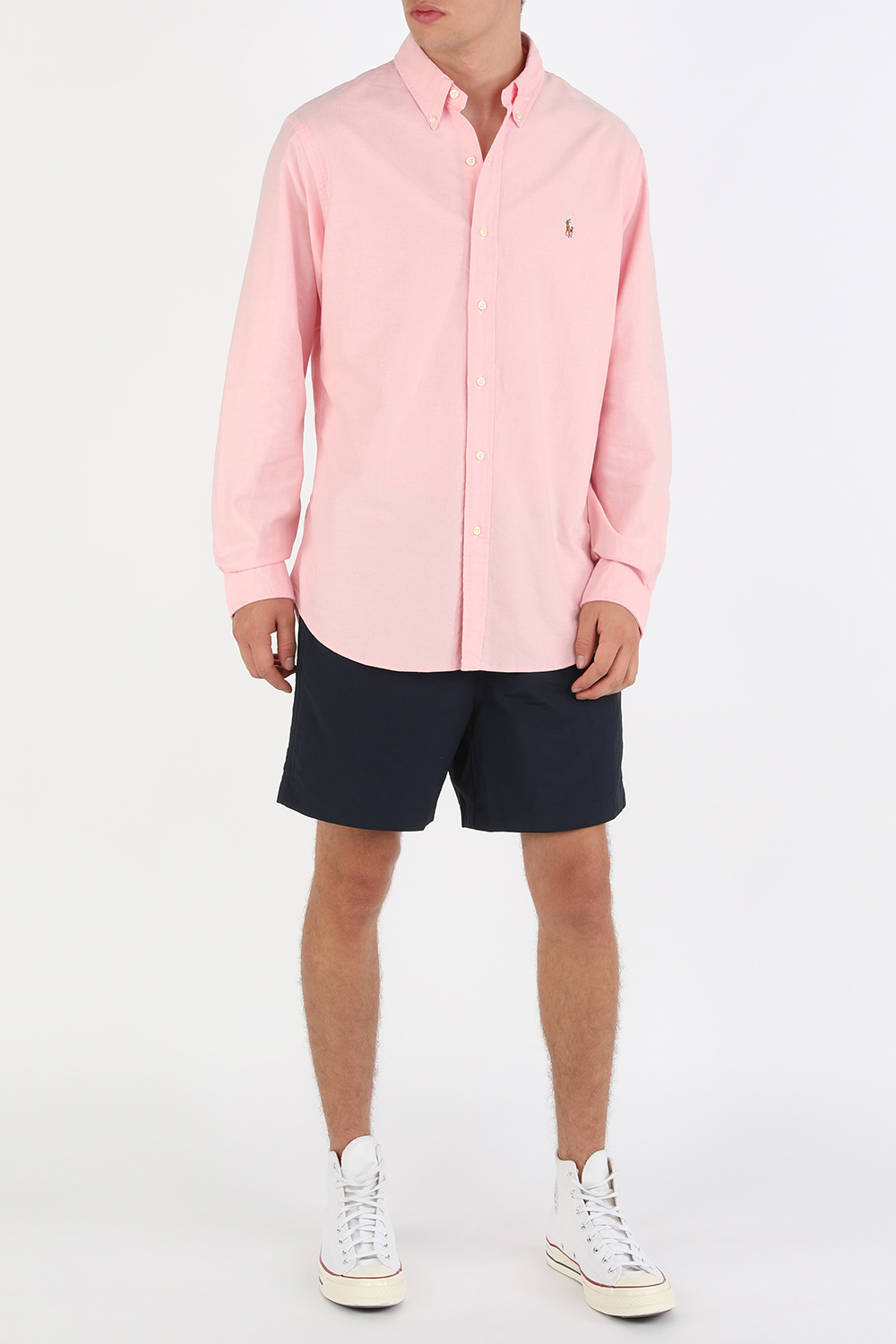 Long Sleeve Sport Shirt in Pink